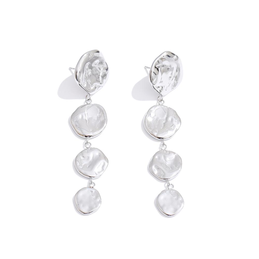 Yhpup Casual Stainless Steel Round Chain Drop Long Hanging Earrings Golden PVD Plated Daily Versatile Wear Jewelry Waterproof
Yhpup Casual Stainless Steel Round Chain Drop Long Hanging Earrings Golden PVD Plated Daily Versatile Wear Jewelry Waterproof