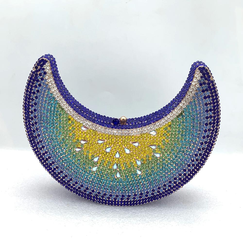 Watermelon Luxury Glitter Evening Bag Clutch Purses Rhinestones Crescent Moon Diamonds Handbag Women s Wedding Party Dinner Bag
Watermelon Luxury Glitter Evening Bag Clutch Purses Rhinestones Crescent Moon Diamonds Handbag Women s Wedding Party Dinner Bag