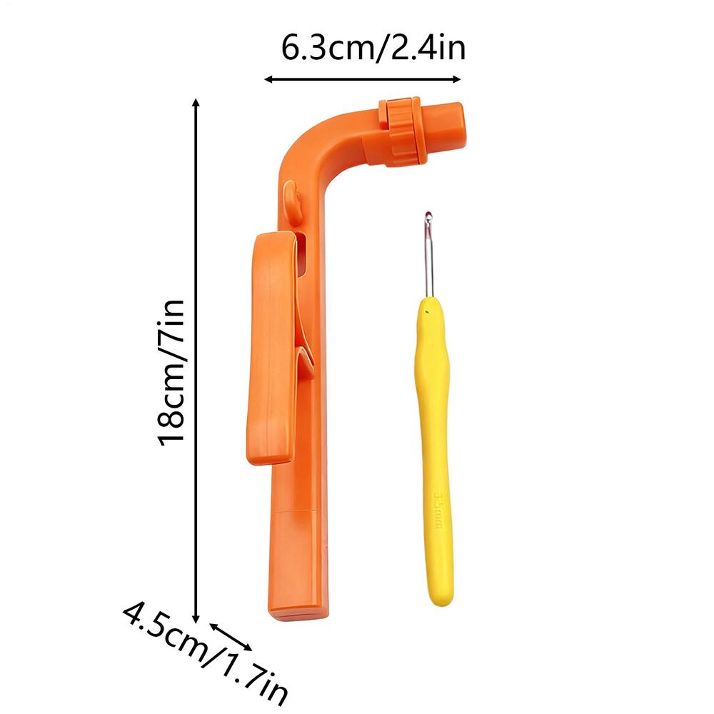 Crochet Hook Ergonomic Knitting Accessories Yarn Guide Crochet Hooks Tool For Beginners Professionals Knitters Relaxation Art помаранчевий
Crochet Hook Ergonomic Knitting Accessories Yarn Guide Crochet Hooks Tool For Beginners Professionals Knitters Relaxation Art помаранчевий