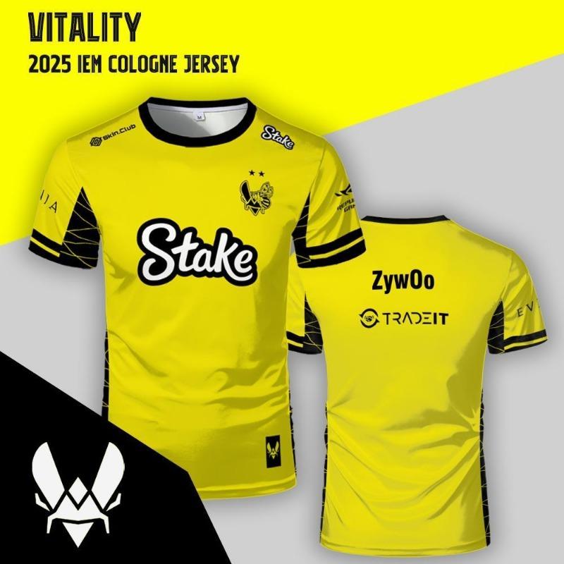 Киберспортивный клуб Team Vitality Университет 2025 Джерси IEM Cologne CSGO Pro League Major Тренировочная форма Унисекс Новая желтая футболка S
Киберспортивный клуб Team Vitality Университет 2025 Джерси IEM Cologne CSGO Pro League Major Тренировочная форма Унисекс Новая желтая футболка S