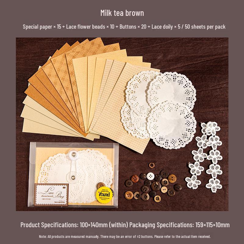 Beautiful Day DIY Journaling Ita Bag with Lace - 50 Collage Sheets, 4 Styles
Beautiful Day DIY Journaling Ita Bag with Lace - 50 Collage Sheets, 4 Styles