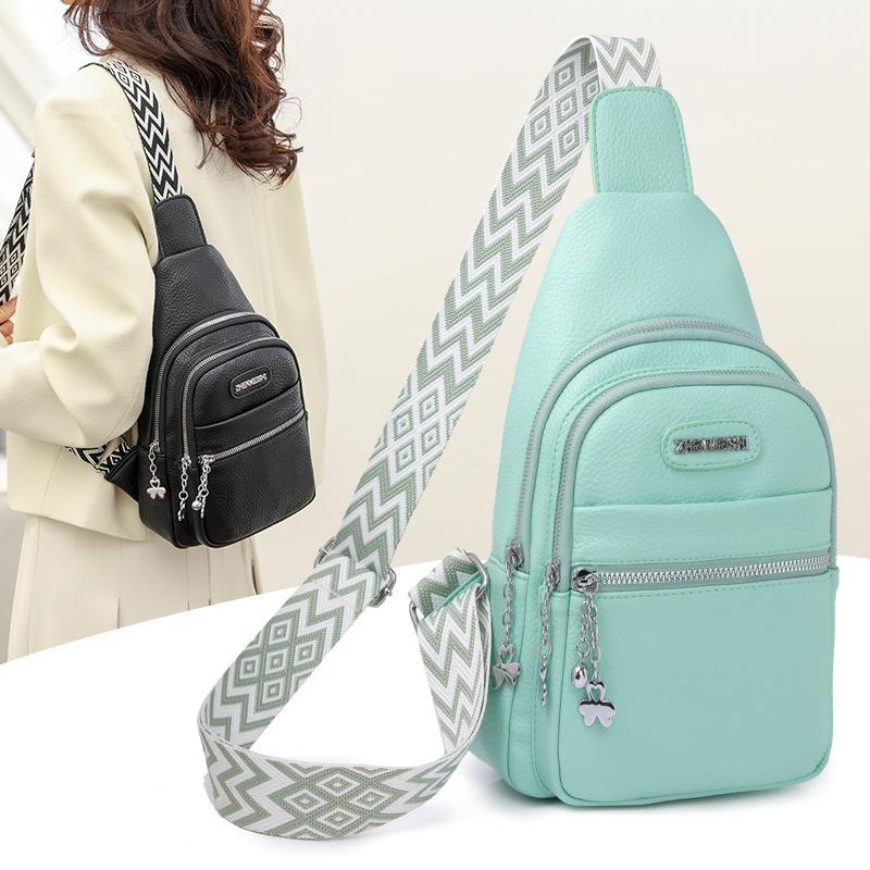 New PU soft leather texture chest bag with large capacity, fashionable color shoulder strap, crossbody bag, casual trend, simple chest bag
New PU soft leather texture chest bag with large capacity, fashionable color shoulder strap, crossbody bag, casual trend, simple chest bag