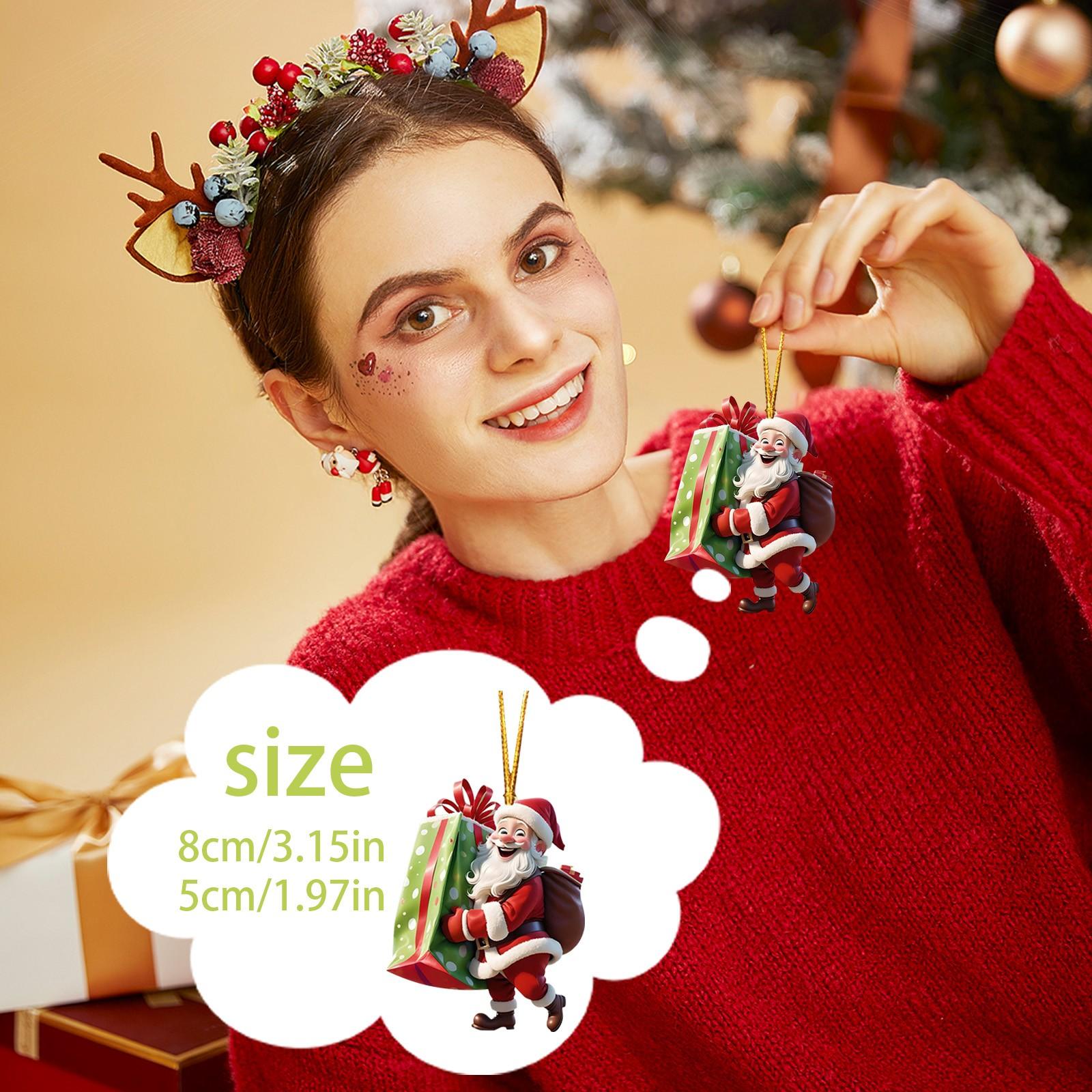 Креативный подарок Клауса, украшение, подвесное украшение Санта-дерева для домашнего праздничного показа One Size
Креативный подарок Клауса, украшение, подвесное украшение Санта-дерева для домашнего праздничного показа One Size