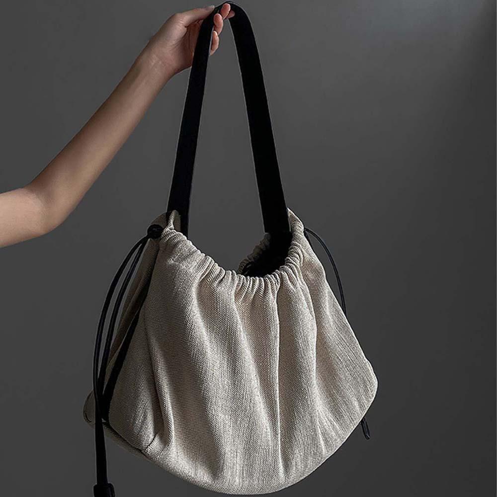 Cotton Linen Shoulder Bag Dark Lattice Large Capacity Handbag Travel Bag Drawstring Tote Bag Women бежевый
Cotton Linen Shoulder Bag Dark Lattice Large Capacity Handbag Travel Bag Drawstring Tote Bag Women бежевый