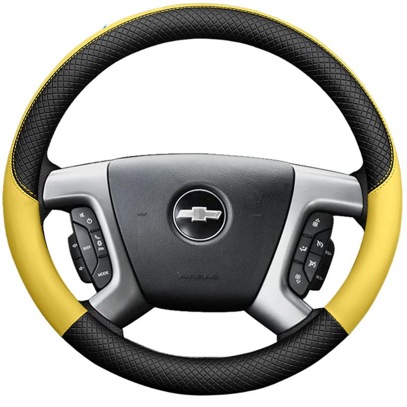 Leather Car Steering Wheel Cover For Chevrolet Captiva Silverado GMC Sierra 2007-2014 Daewoo Car Interior
Leather Car Steering Wheel Cover For Chevrolet Captiva Silverado GMC Sierra 2007-2014 Daewoo Car Interior