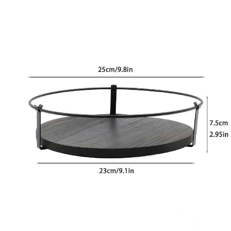 Premium Walnut Round Lazy Susan Tray - Smooth Rotating Organizer for Spice Jars, Cosmetics and Kitchen Countertop Storage
Premium Walnut Round Lazy Susan Tray - Smooth Rotating Organizer for Spice Jars, Cosmetics and Kitchen Countertop Storage