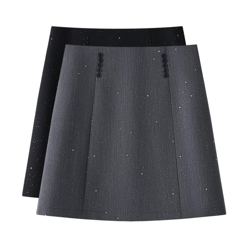 Women s 2024 Gray Sequin High-Waist A-Line Skirt - Slimming Spring & Autumn Hip-Wrap Skirt M
Women s 2024 Gray Sequin High-Waist A-Line Skirt - Slimming Spring & Autumn Hip-Wrap Skirt M