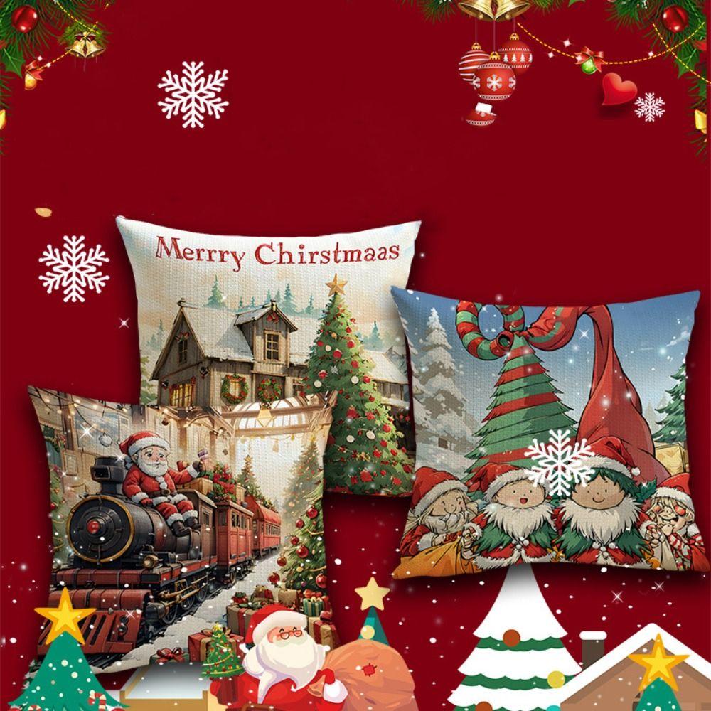 45x45cm Merry Christmas Pillow Cover Luxury Sofa Pillowcase Pillow Shell Bedroom Style 2
45x45cm Merry Christmas Pillow Cover Luxury Sofa Pillowcase Pillow Shell Bedroom Style 2