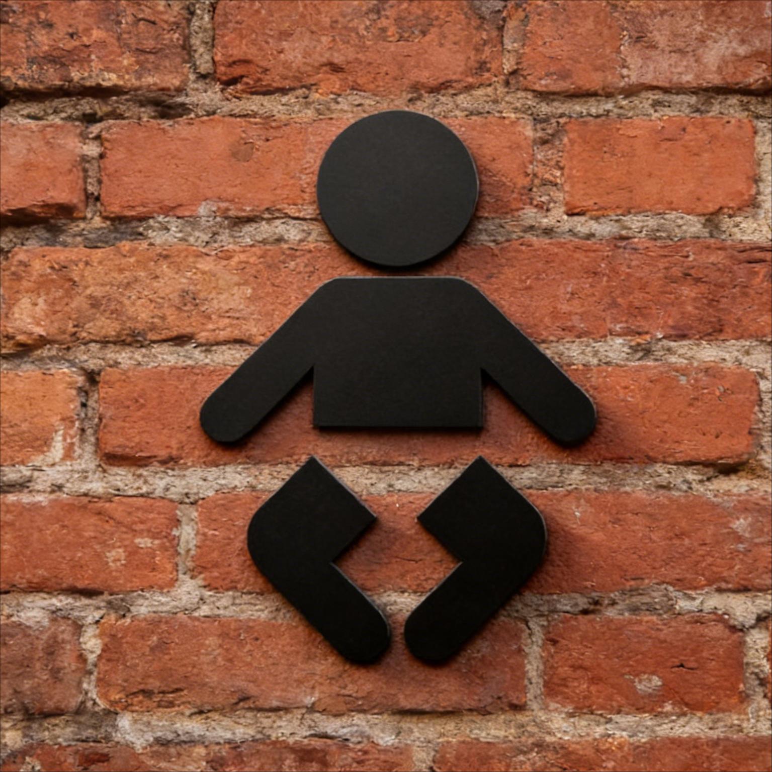 Iron Baby Change Sign 3D Acrylic Wall Sticker Salon Hotel Decor 10 cm золотий
Iron Baby Change Sign 3D Acrylic Wall Sticker Salon Hotel Decor 10 cm золотий