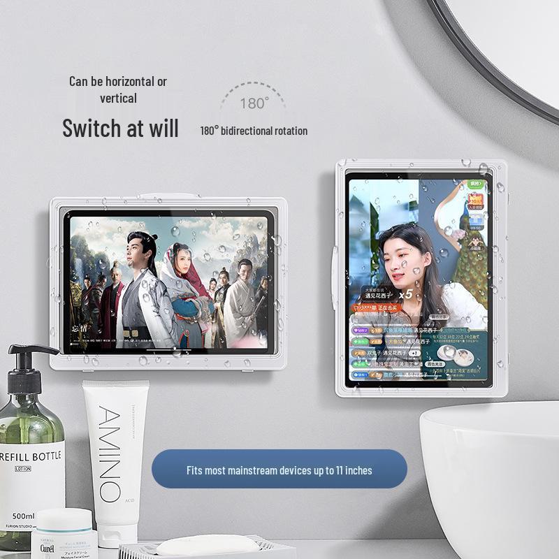 Waterproof Touchscreen Shower Phone Holder for Binge-Watching & Singing
Waterproof Touchscreen Shower Phone Holder for Binge-Watching & Singing