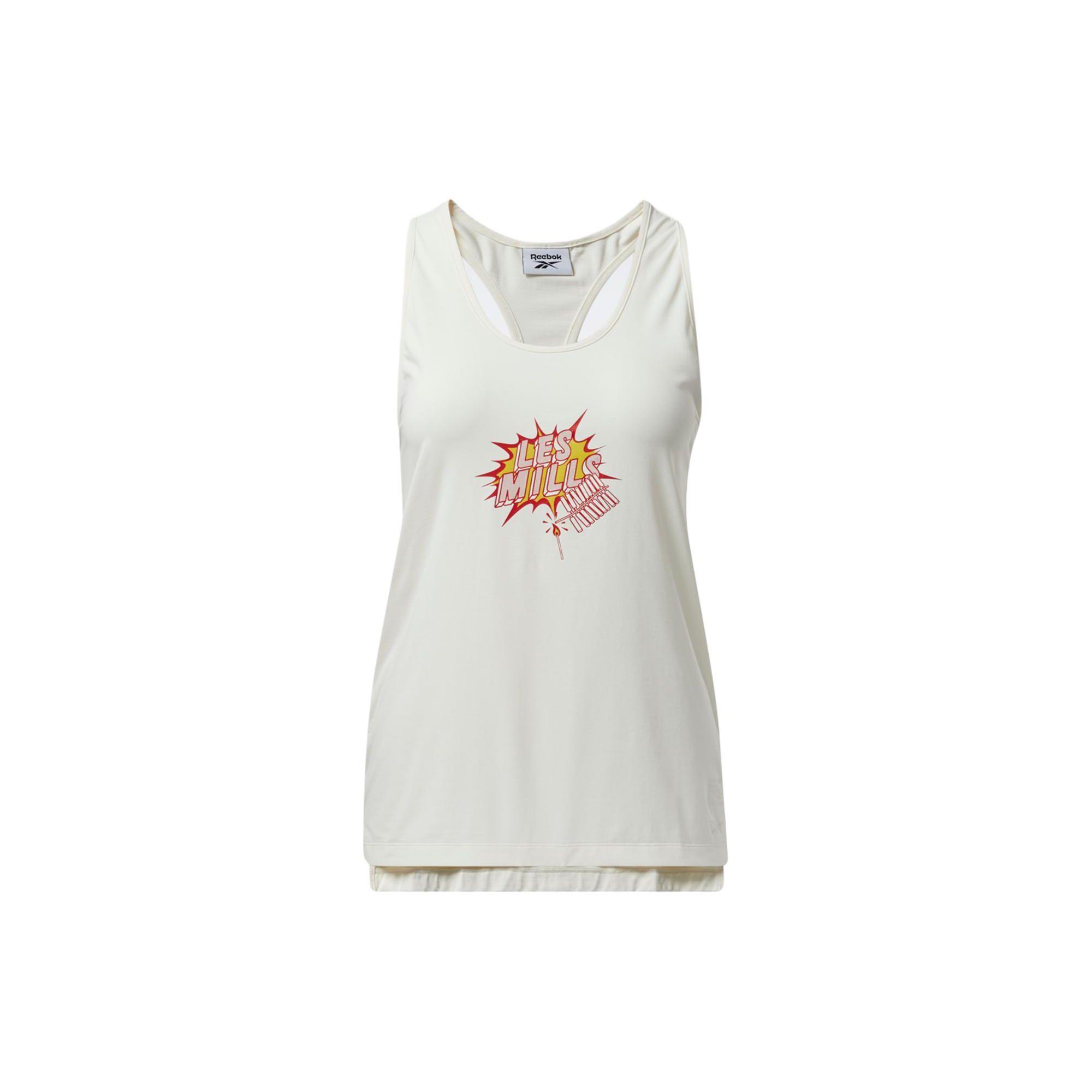 Reebok Letter Firecracker Print Fitted Fitness Training Tank Top Women Tops White HE7119 L
Reebok Letter Firecracker Print Fitted Fitness Training Tank Top Women Tops White HE7119 L