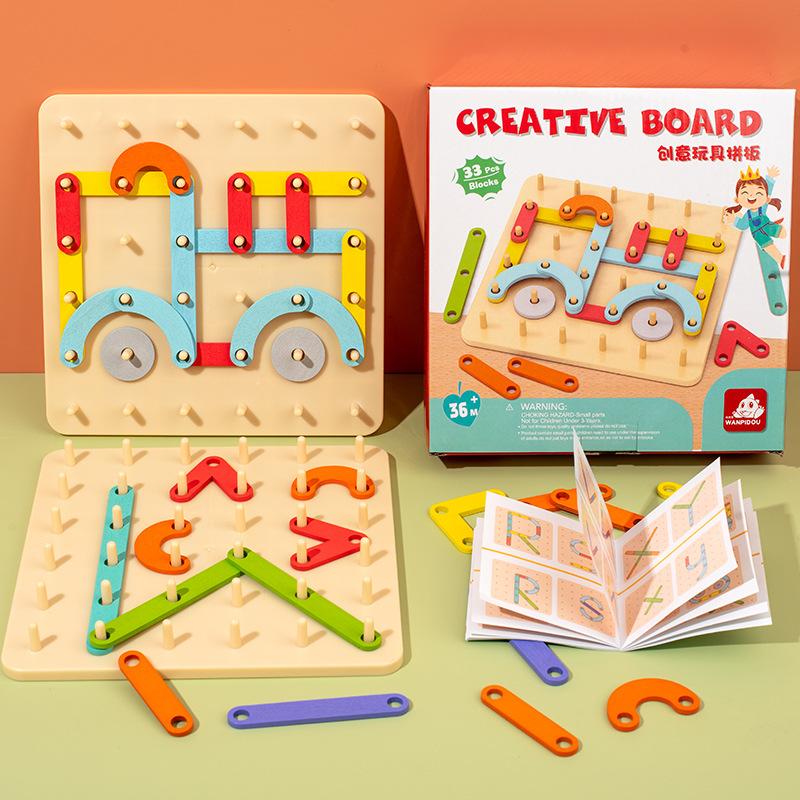 Kid Educational Toys Wooden Peg Puzzle Board for Children Geometric Shape Cognition Brain Games Imagination Development Toys
Kid Educational Toys Wooden Peg Puzzle Board for Children Geometric Shape Cognition Brain Games Imagination Development Toys