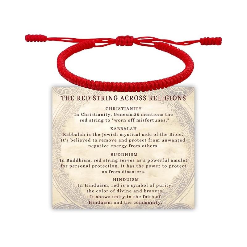 JYL TS Bracelet Red Braided Knot Charm Wards Off Misfortune & Attracts Luck 1 колір старого дерева
JYL TS Bracelet Red Braided Knot Charm Wards Off Misfortune & Attracts Luck 1 колір старого дерева