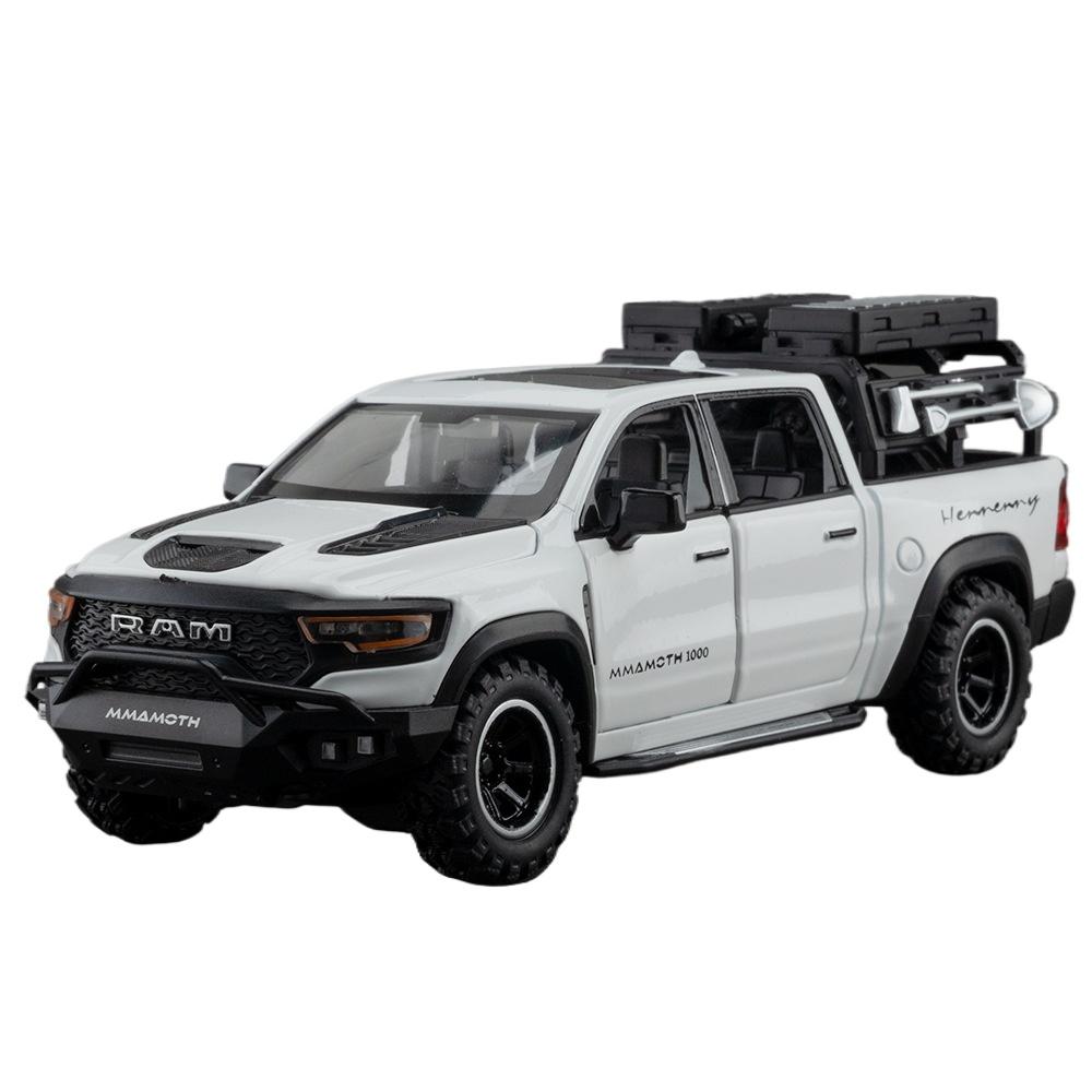 1/32 DODGE Mammoth 1000 TRX Alloy Pickup Car Model Diecast Metal Off-road Vehicle Model Sound and Light Simulation Kids Toy Gift белый
1/32 DODGE Mammoth 1000 TRX Alloy Pickup Car Model Diecast Metal Off-road Vehicle Model Sound and Light Simulation Kids Toy Gift белый