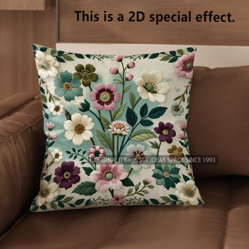 2D Vintage Floral Embossed Style Throw Pillow Covers Pattern Cushion Cover Suitable For Sofa Bedroom Car Pillow Cover 40x40cm
2D Vintage Floral Embossed Style Throw Pillow Covers Pattern Cushion Cover Suitable For Sofa Bedroom Car Pillow Cover 40x40cm