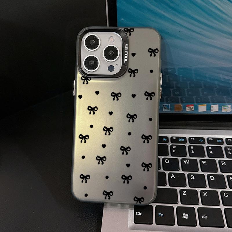 Luxury silver bow pattern phone case for iPhone 17 16 15 14 13 12 11 Pro/ Max /Plus anti-fall and shock For iPhone 11PROMAX
Luxury silver bow pattern phone case for iPhone 17 16 15 14 13 12 11 Pro/ Max /Plus anti-fall and shock For iPhone 11PROMAX