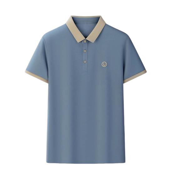 Men Button Golf Shirt Turndown Collar Short Sleeve Shirt Color Block Casual Shirt for Summer Holiday Office Date XXL синій
Men Button Golf Shirt Turndown Collar Short Sleeve Shirt Color Block Casual Shirt for Summer Holiday Office Date XXL синій