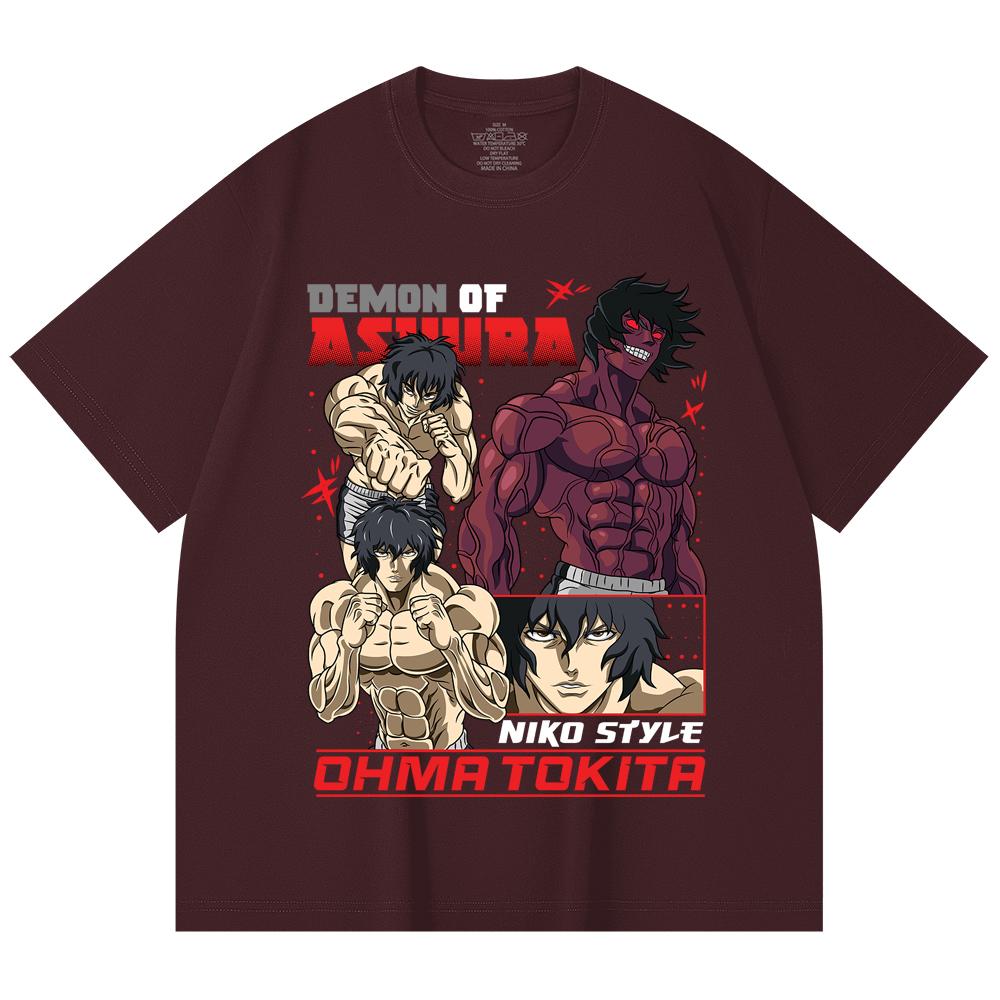 230 Gsm 100% Cotton Baki V5 Ohma Print Unisex Heavy Cotton T Shirt 2XL вина червоного кольору
230 Gsm 100% Cotton Baki V5 Ohma Print Unisex Heavy Cotton T Shirt 2XL вина червоного кольору