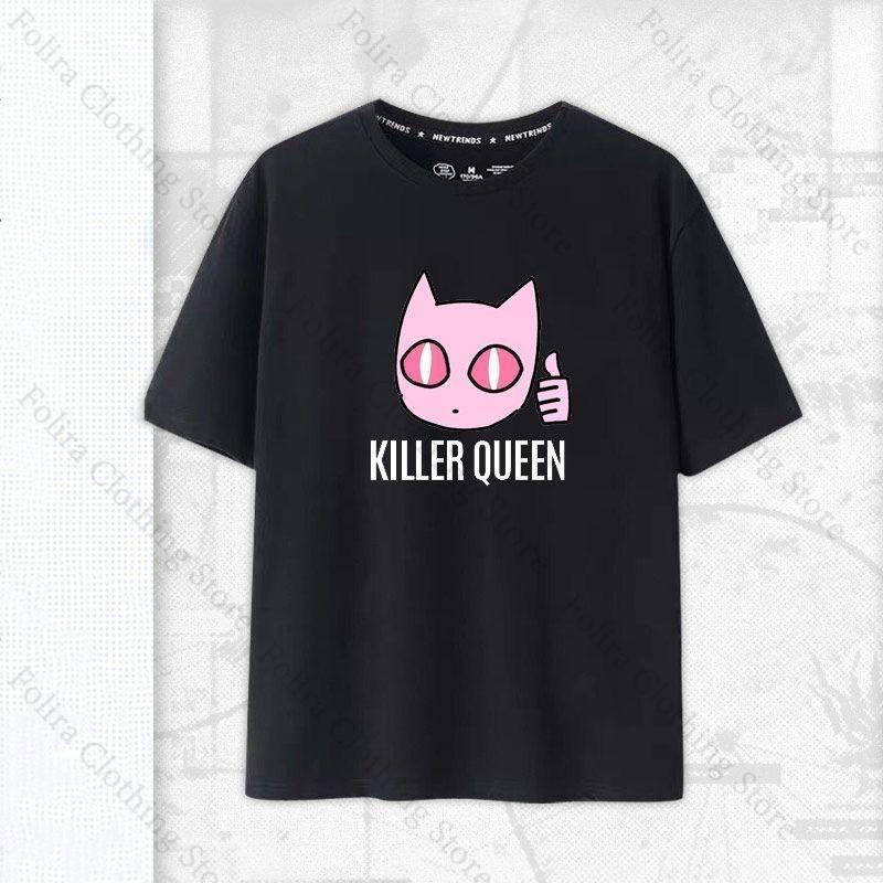 JOJO Part 4 Killer Queen Kawaii Print Tshirt Summer Tops Short Sleeve Tee Daily Clothing for Unisex Women Unisexs Tshirt Summer Tee 4XL
JOJO Part 4 Killer Queen Kawaii Print Tshirt Summer Tops Short Sleeve Tee Daily Clothing for Unisex Women Unisexs Tshirt Summer Tee 4XL