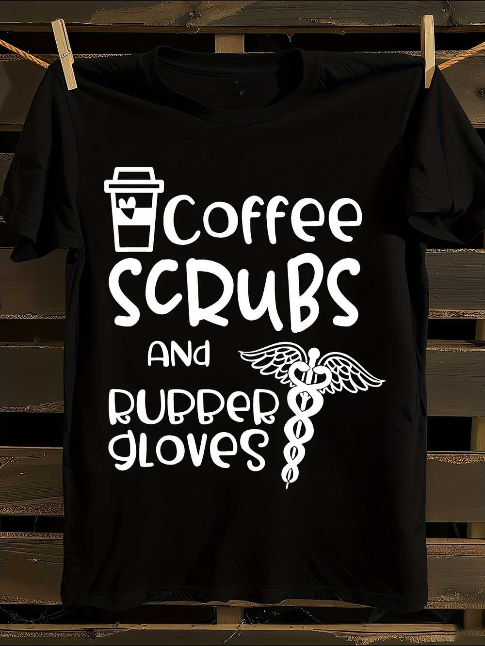 Funny Coffee Scrubs & Rupper Gloves Graphic T-Shirt Mens Tshirt Womens Tshirts with Letters Print Short Sleeves T-Shirt Casual Street Tee Shirt Top S
Funny Coffee Scrubs & Rupper Gloves Graphic T-Shirt Mens Tshirt Womens Tshirts with Letters Print Short Sleeves T-Shirt Casual Street Tee Shirt Top S