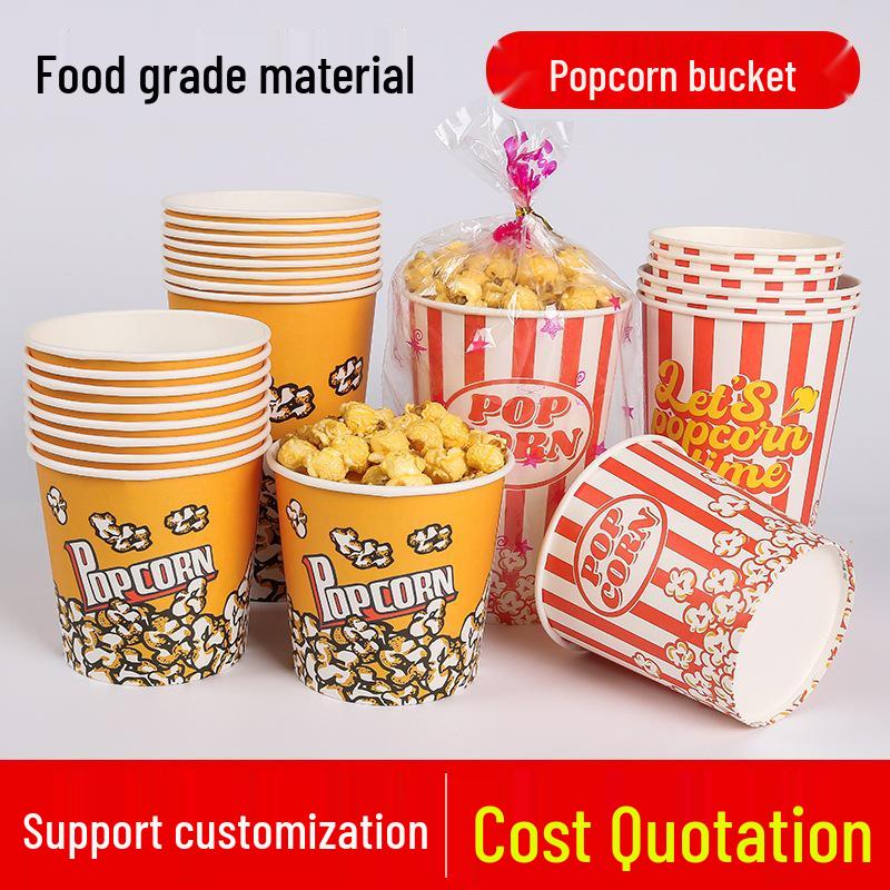 Thickened Disposable Popcorn Bucket for Takeaway & Street Stalls 28A Red Bucket 50 pcs
Thickened Disposable Popcorn Bucket for Takeaway & Street Stalls 28A Red Bucket 50 pcs