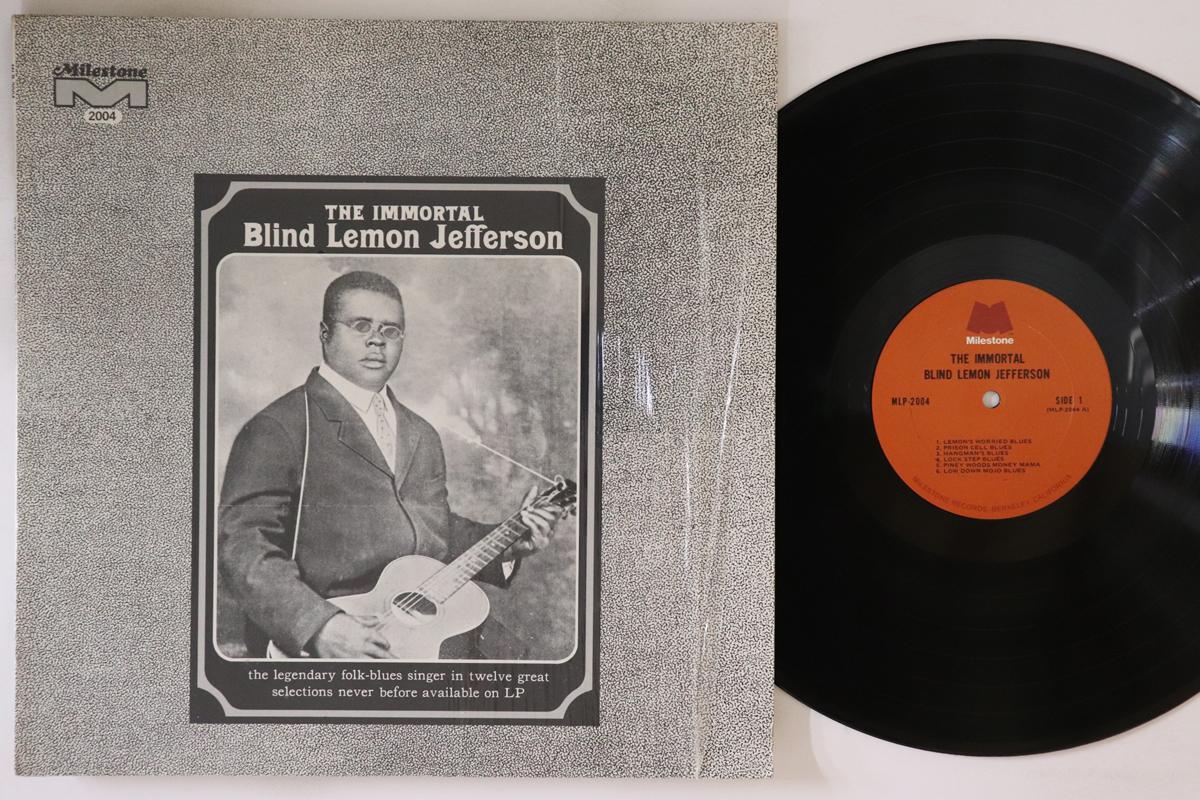 LP Record BLIND LEMON JEFFERSON Immortal Blind Lemon Jefferson MLP2004 MILESTONE US Blues Used
LP Record BLIND LEMON JEFFERSON Immortal Blind Lemon Jefferson MLP2004 MILESTONE US Blues Used