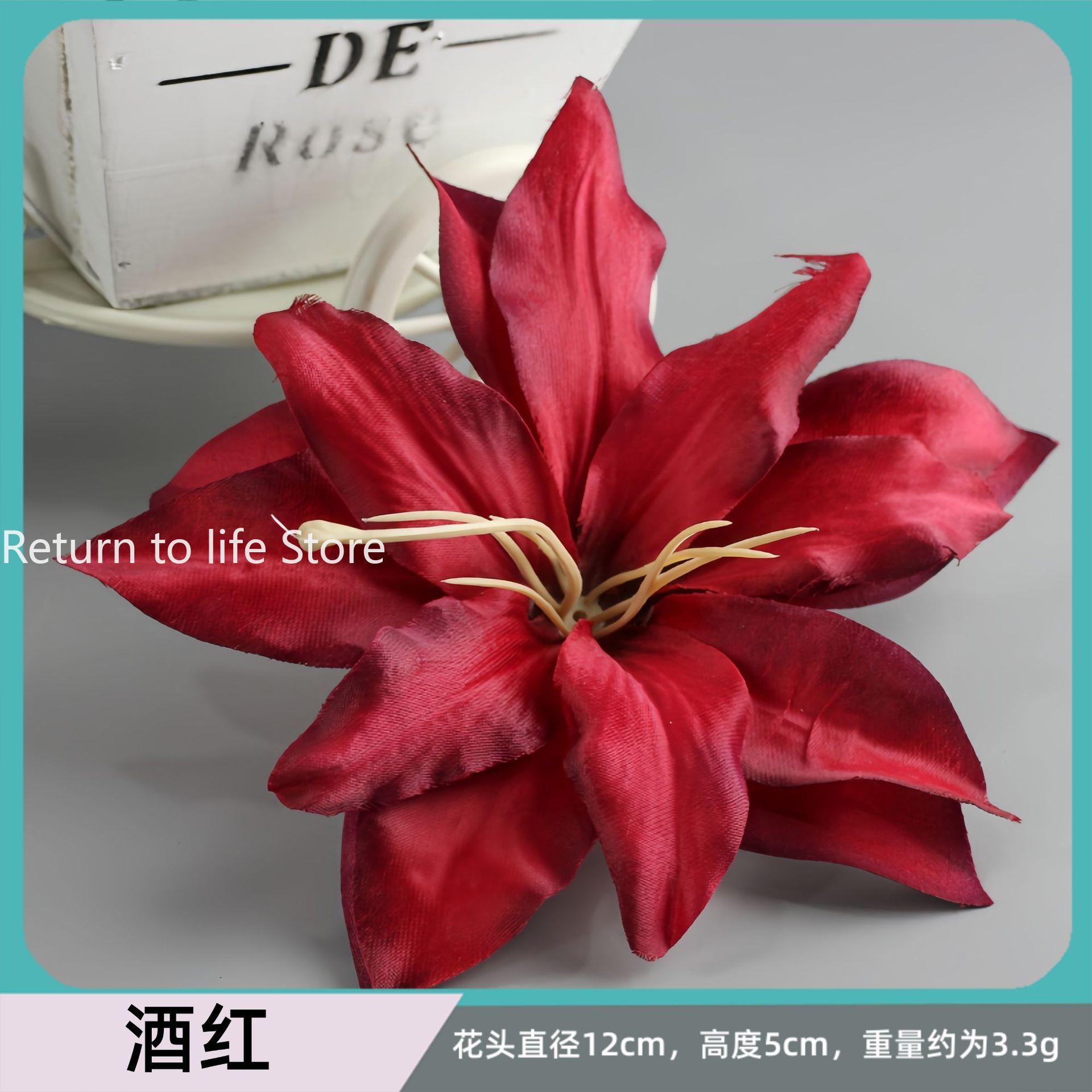 Artificial Silk Lily Flowers 12cm Handmade Hair Accessories Wreath Craft Decor Floral Arrangement
Artificial Silk Lily Flowers 12cm Handmade Hair Accessories Wreath Craft Decor Floral Arrangement