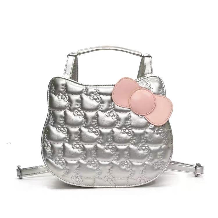 Рюкзак в форме банта Sanrio, уличная сумка через плечо, сумочка для покупок серебряный
Рюкзак в форме банта Sanrio, уличная сумка через плечо, сумочка для покупок серебряный