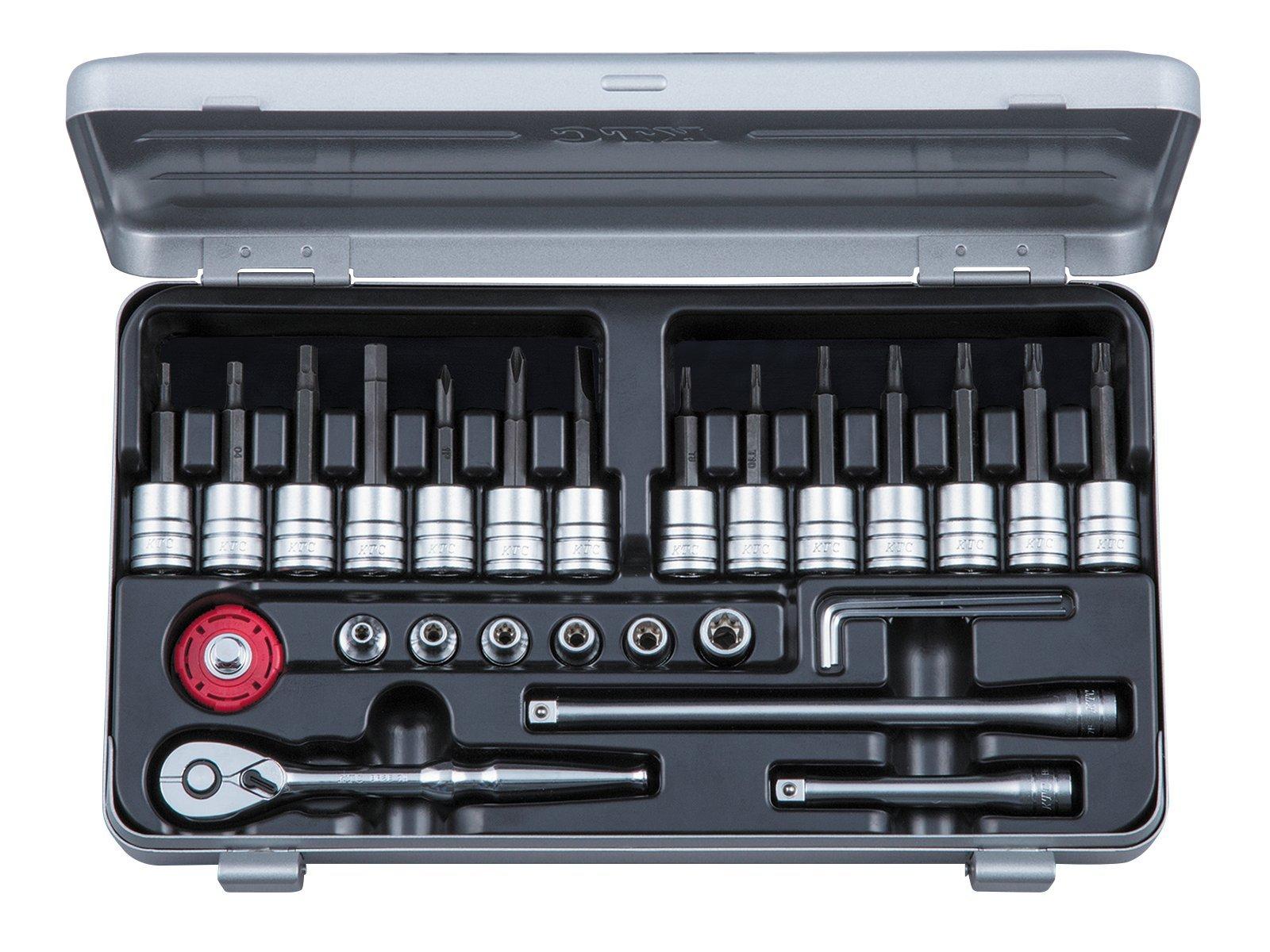 Kyoto Machinery Tools Torx Hexagon Bit Socket Wrench Set TBT226TH (KTC) 6.3sq.T-type Torx/E-type
Kyoto Machinery Tools Torx Hexagon Bit Socket Wrench Set TBT226TH (KTC) 6.3sq.T-type Torx/E-type