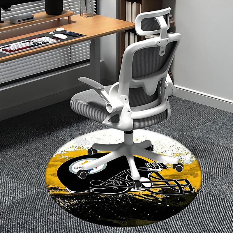 Pittsburgh Steelers Helmet,NFL Team Gear Chair mat Round Rug-Office carpet, Machine Washable, Non-slip, Suitable for Living Rooms, Bedrooms, 80cm by 80cm
Pittsburgh Steelers Helmet,NFL Team Gear Chair mat Round Rug-Office carpet, Machine Washable, Non-slip, Suitable for Living Rooms, Bedrooms, 80cm by 80cm