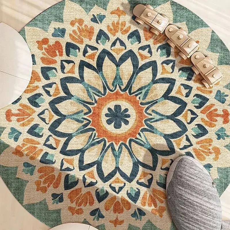 Ethnic Mandala Bohemian Round Carpet for Living Room Bedroom Home Decoration Floor Mat Hanging Basket Rocking Chair 80cm 31.49 in
Ethnic Mandala Bohemian Round Carpet for Living Room Bedroom Home Decoration Floor Mat Hanging Basket Rocking Chair 80cm 31.49 in