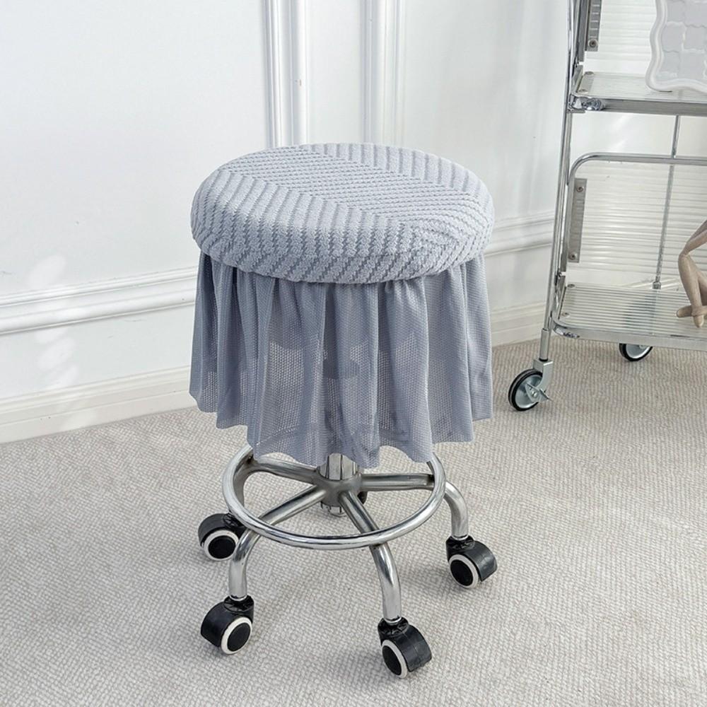 Elastic Bar Round Stool Cover with Skirt Hem Seat Chair Slipcover Soft Round Chair Cover
Elastic Bar Round Stool Cover with Skirt Hem Seat Chair Slipcover Soft Round Chair Cover