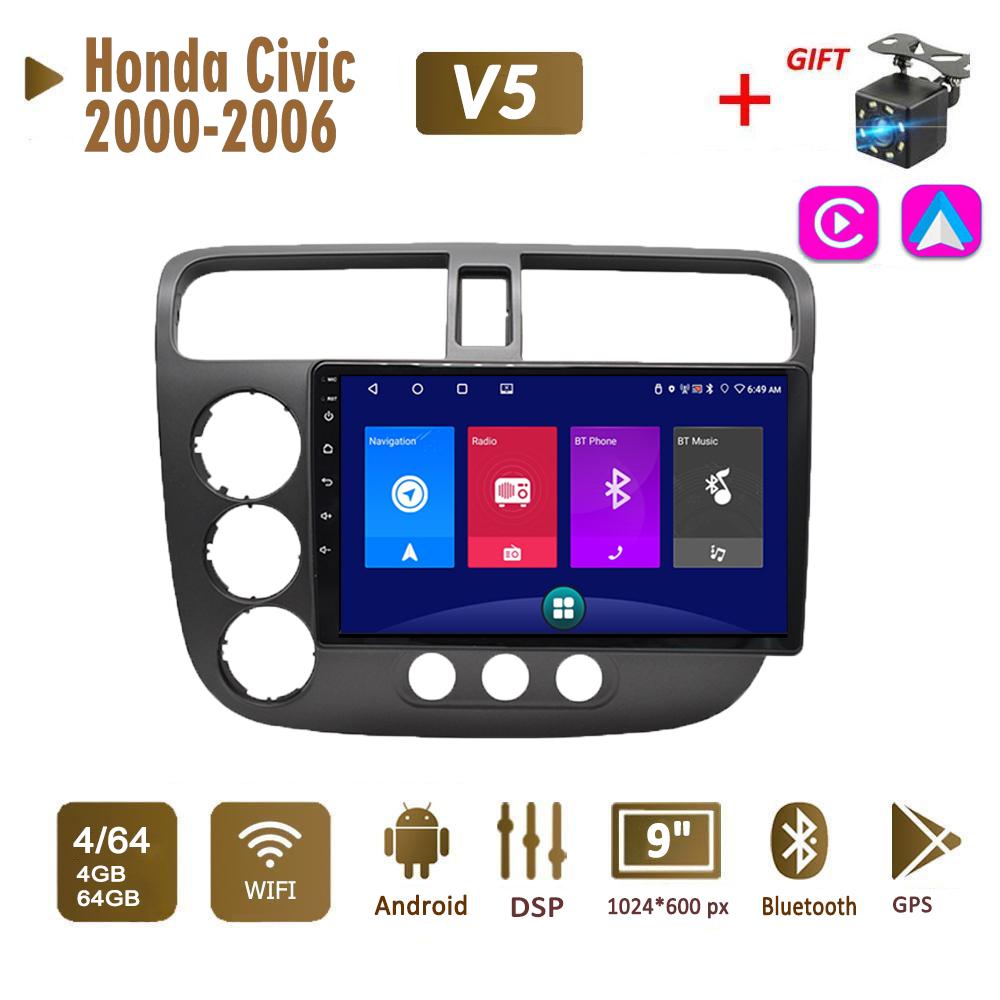 Автомобильная магнитола Android стерео для Honda Civic 2000-2006 2 Din мультимедиа Carplay навигация авторадио GPS WIFI головное устройство 4 + 64 ГБ 1+16GB
Автомобильная магнитола Android стерео для Honda Civic 2000-2006 2 Din мультимедиа Carplay навигация авторадио GPS WIFI головное устройство 4 + 64 ГБ 1+16GB