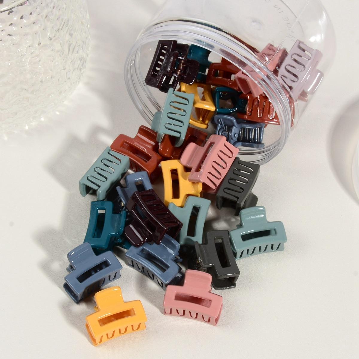 30Pcs Mini Hair Claw Clips Set, Assorted Color Small Plastic Hair Clamps, Non-Slip Hair Accessories for Women & Girls, Ideal for
30Pcs Mini Hair Claw Clips Set, Assorted Color Small Plastic Hair Clamps, Non-Slip Hair Accessories for Women & Girls, Ideal for