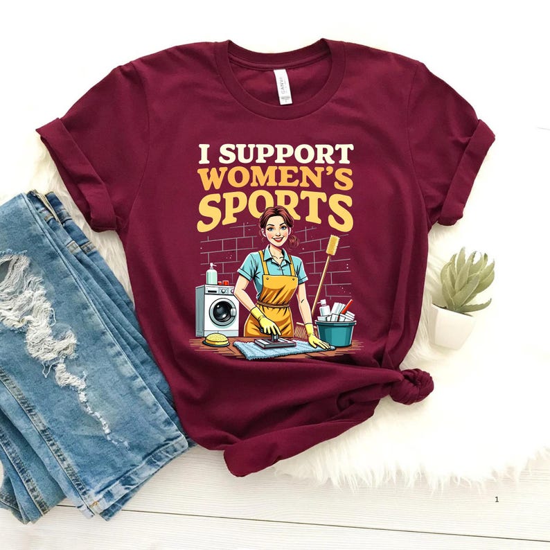 I Support Womens Sports Shirt Feminist Equality Graphic Tee Offensive TShirt Washing Cleaning Cooking Graphic Meme Shirt S
I Support Womens Sports Shirt Feminist Equality Graphic Tee Offensive TShirt Washing Cleaning Cooking Graphic Meme Shirt S