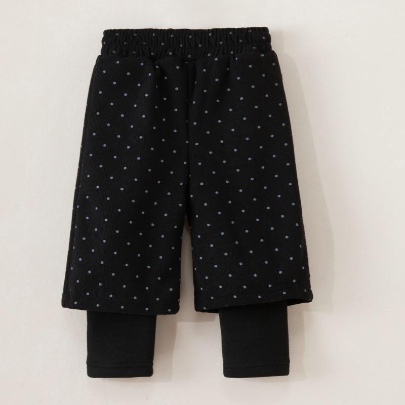 Korean Style Girls Corduroy Pants: Faux Two-Piece, Fleece-Lined, Thickened, Winter New Arrival, Stylish and Casual for Babies. 90cm чорний
Korean Style Girls Corduroy Pants: Faux Two-Piece, Fleece-Lined, Thickened, Winter New Arrival, Stylish and Casual for Babies. 90cm чорний