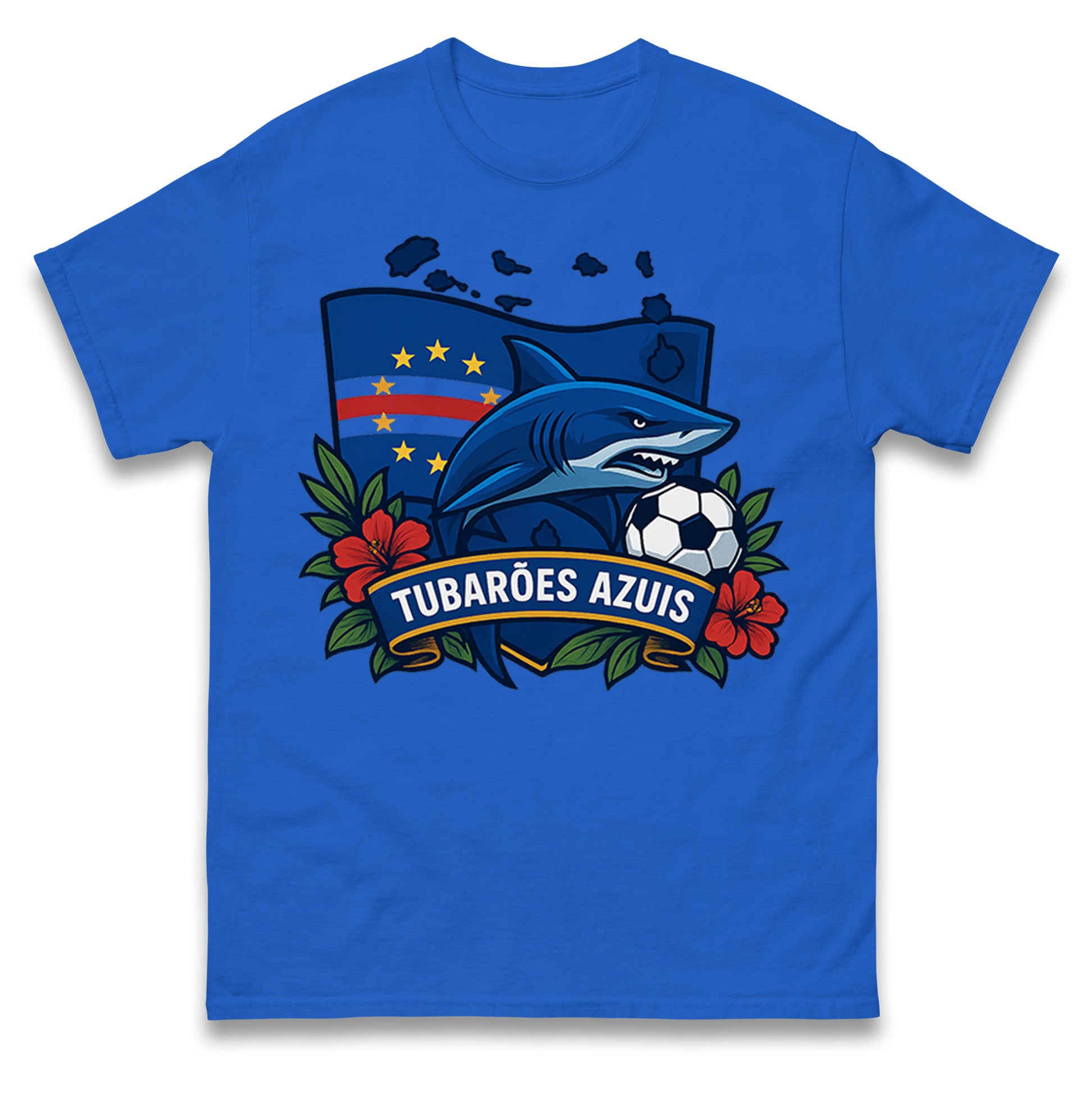 Tubaroes Azuis Cape Verde Football T Shirt Tshirt Mens Womens Unisex Tops Tees M
Tubaroes Azuis Cape Verde Football T Shirt Tshirt Mens Womens Unisex Tops Tees M