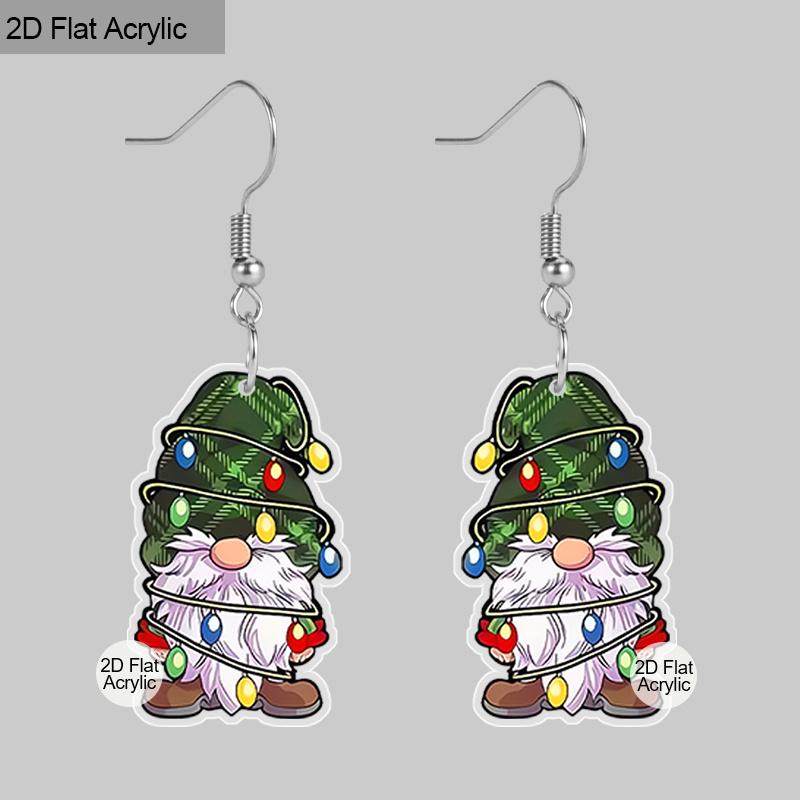 Плоские 2D рождественские серьги Зеленые серьги-гномы для женщин Милые мультяшные рождественские акриловые серьги-подвески Праздничный костюмный набор украшений зелёный
Плоские 2D рождественские серьги Зеленые серьги-гномы для женщин Милые мультяшные рождественские акриловые серьги-подвески Праздничный костюмный набор украшений зелёный