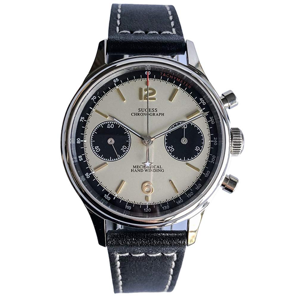 SUGESS Годинник Хронограф Механічний аналоговий годинник Panda Dial Пілотний ремінь з волової шкіри Розкішна спинка Стильна популярна лебедина шия Регулятор 38 мм Чоловічий прозорий вершковий
SUGESS Годинник Хронограф Механічний аналоговий годинник Panda Dial Пілотний ремінь з волової шкіри Розкішна спинка Стильна популярна лебедина шия Регулятор 38 мм Чоловічий прозорий вершковий