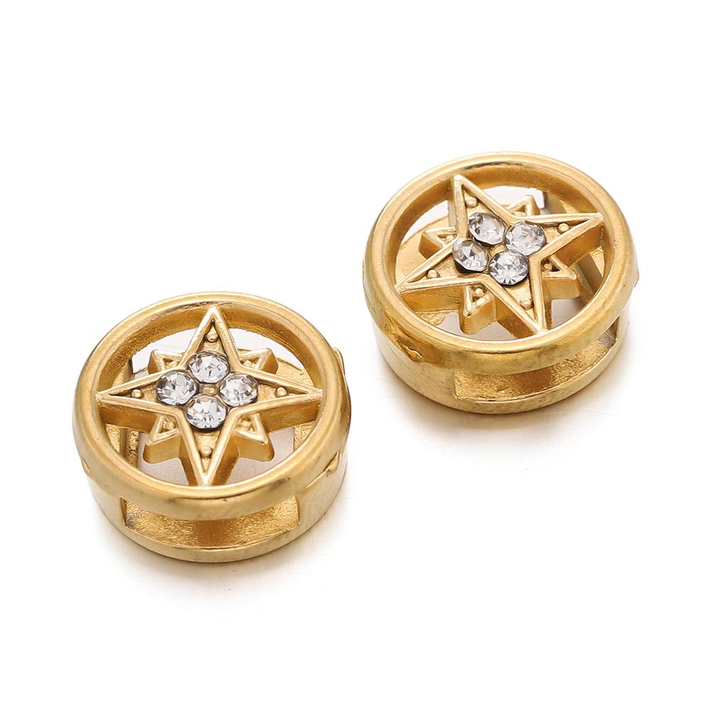 2pcs/lot Stainless Steel Rhinestone Beads Flat Round Crystal Rondelle Spacer Bead for Jewelry Making DIY Bracelet Necklace
2pcs/lot Stainless Steel Rhinestone Beads Flat Round Crystal Rondelle Spacer Bead for Jewelry Making DIY Bracelet Necklace