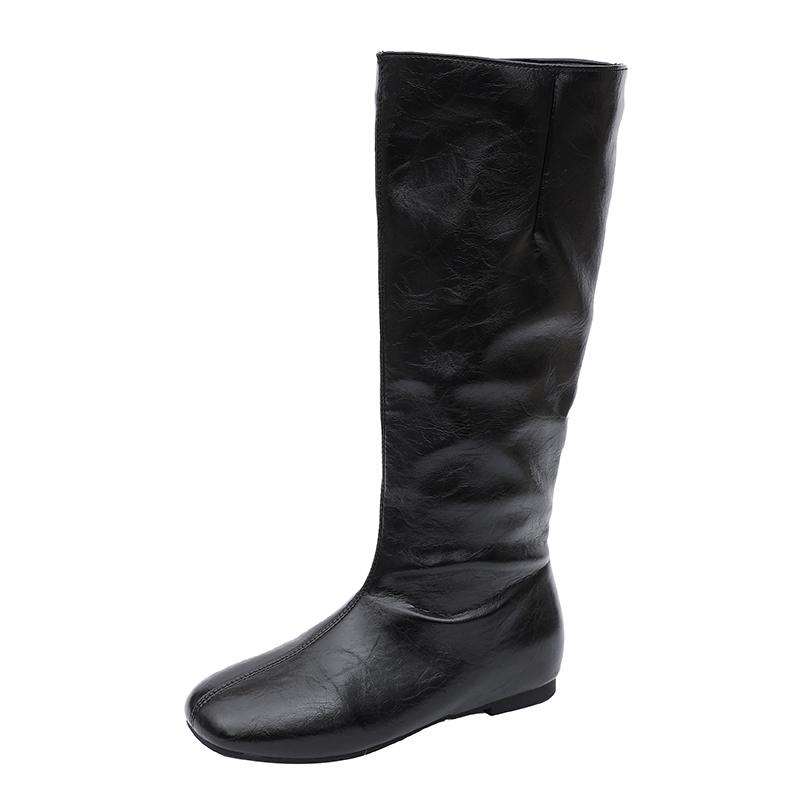 Retro Long Boots Women s Autumn and Winter New Square Toe Heightened Pleats Skinny High Knight Boots 35 чёрный
Retro Long Boots Women s Autumn and Winter New Square Toe Heightened Pleats Skinny High Knight Boots 35 чёрный