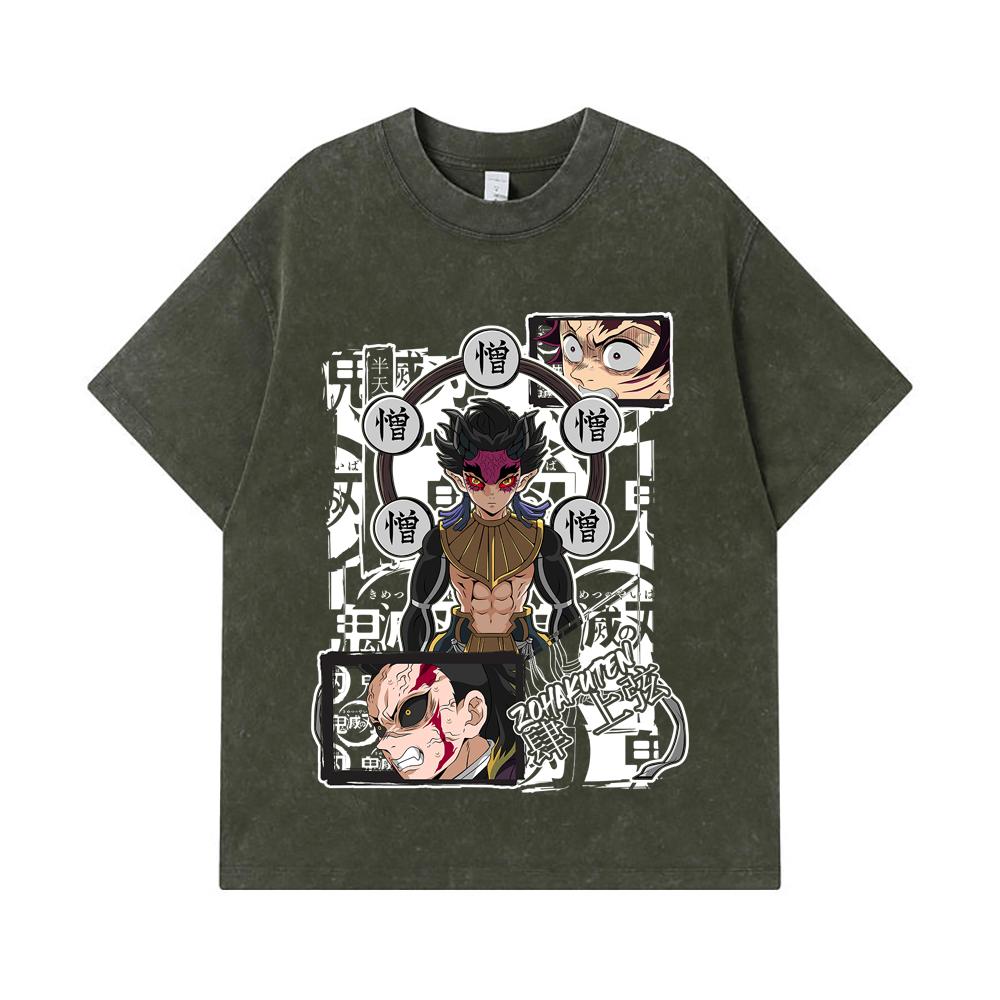 275 GSM Washed T-shirts 100% Cotton Demon Slayer V106 Zohakuten Print Unisex Heavy Cotton T Shirt S армия зеленый
275 GSM Washed T-shirts 100% Cotton Demon Slayer V106 Zohakuten Print Unisex Heavy Cotton T Shirt S армия зеленый