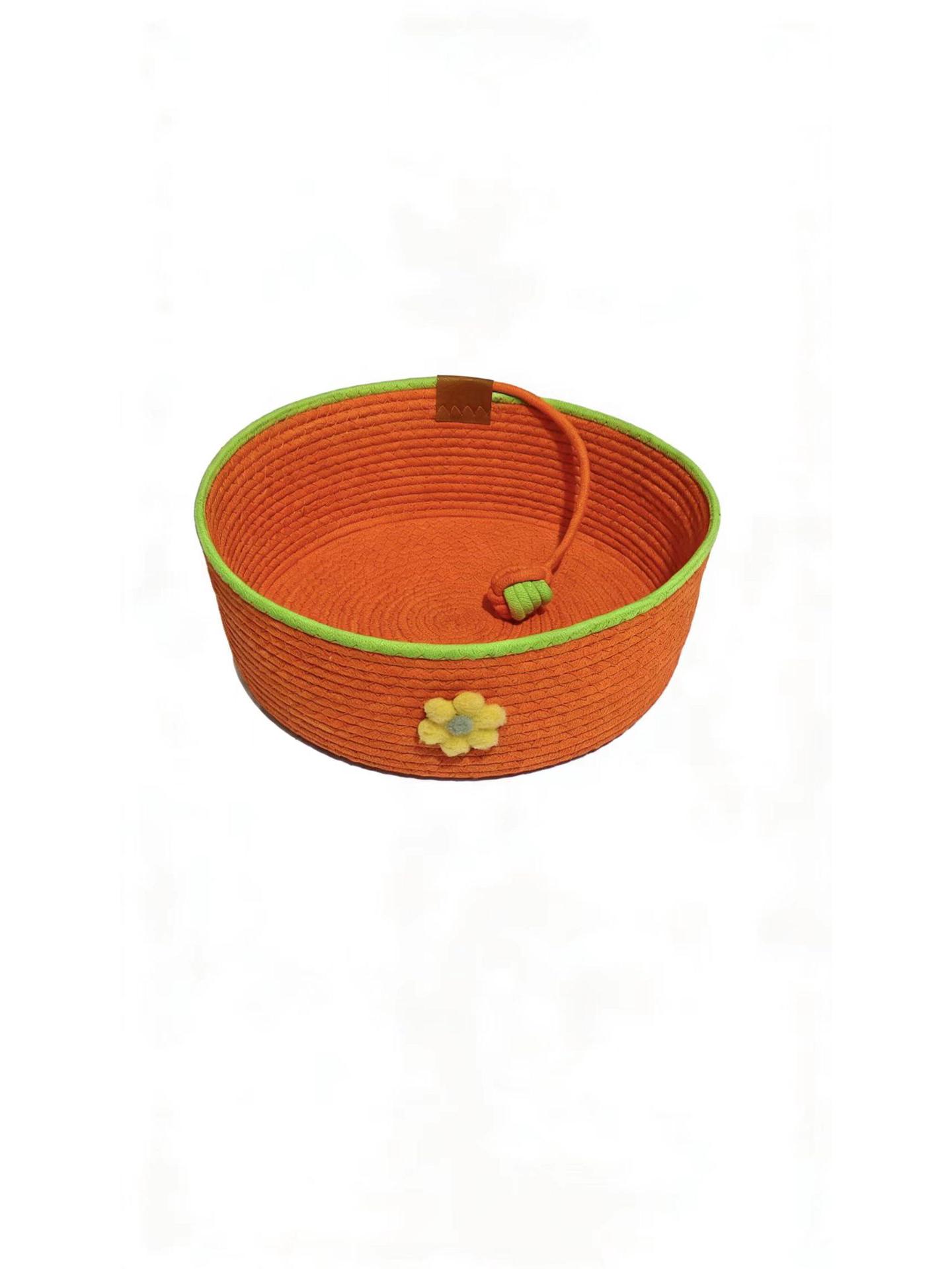 Breathable Cotton Linen Rattan Cat Bed with Scratching Toy - All Seasons Bare Bed
Breathable Cotton Linen Rattan Cat Bed with Scratching Toy - All Seasons Bare Bed