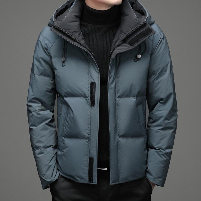 Winter youth warm hooded down jacket 90% white duck down new men s short thickened down jacket trendy cotton jacket 170/M
Winter youth warm hooded down jacket 90% white duck down new men s short thickened down jacket trendy cotton jacket 170/M