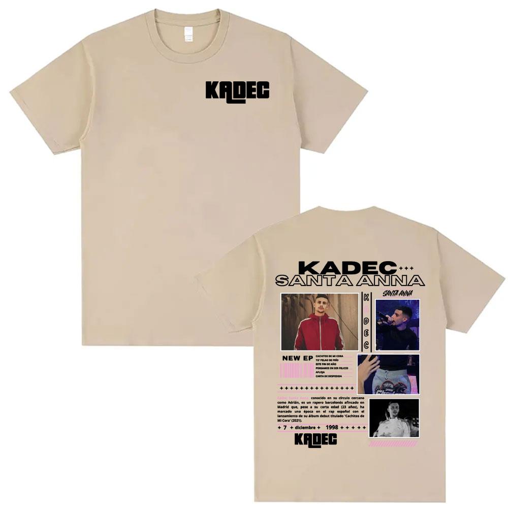 2025 Summer Rapper Kadec Santa Anna Tour Men Women High Quality Oversized T-shirts Vintage 100% Pure Cotton Printed T-shirt S
2025 Summer Rapper Kadec Santa Anna Tour Men Women High Quality Oversized T-shirts Vintage 100% Pure Cotton Printed T-shirt S
