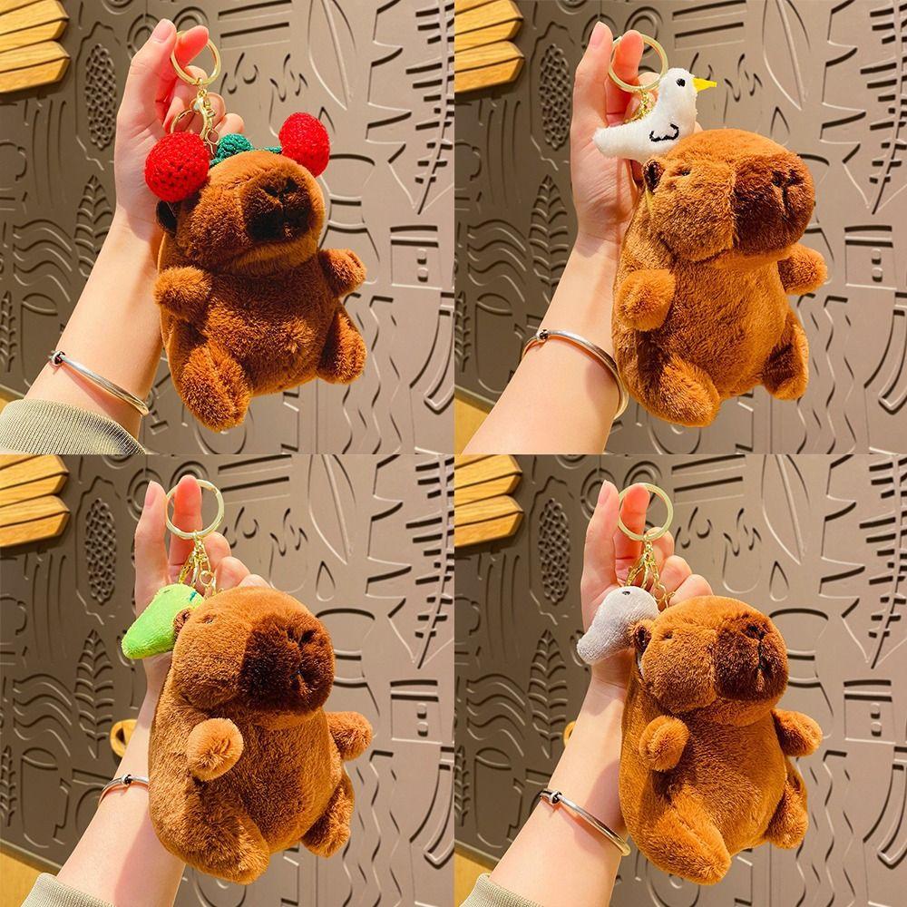 Милая имитация капибары, кулон, игрушка, пушистая кукла-животное, новый брелок с капибарой, детский брелок
Милая имитация капибары, кулон, игрушка, пушистая кукла-животное, новый брелок с капибарой, детский брелок