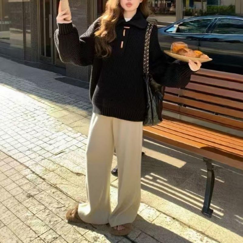 Autumn and winter new loose lazy style turtleneck twist sweater women s high-end casual top pullover knitted sweater one size fits all чёрный
Autumn and winter new loose lazy style turtleneck twist sweater women s high-end casual top pullover knitted sweater one size fits all чёрный