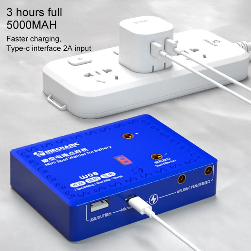 MECHANIC W08 Mini Precision Spot Welding Machine DIY Spot Welder for Mobile Phone Repair Type A
MECHANIC W08 Mini Precision Spot Welding Machine DIY Spot Welder for Mobile Phone Repair Type A