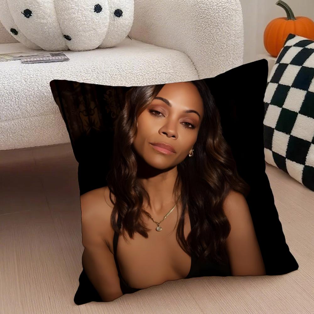 Fashion Elegant Charming ZZoe Saldana Cushion Cover Linen Pillow Case Soft Breathable Protective Couch Room Decoration 30x30cm
Fashion Elegant Charming ZZoe Saldana Cushion Cover Linen Pillow Case Soft Breathable Protective Couch Room Decoration 30x30cm