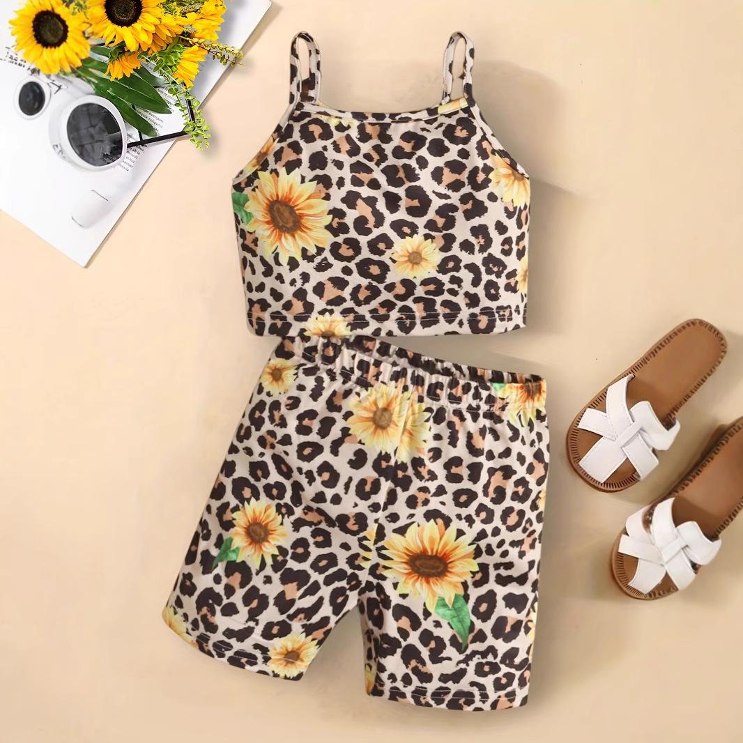 Комплект жилета с леопардовым принтом для девочек, летний детский модный комплект 7-8Y коричневый
Комплект жилета с леопардовым принтом для девочек, летний детский модный комплект 7-8Y коричневый